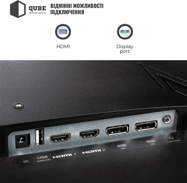Монитор Qube Overlord G25F360H - изображение 7