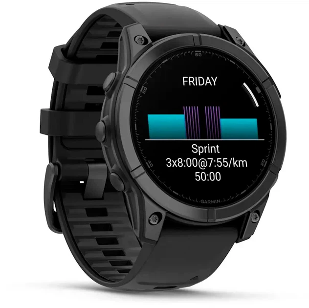 Смарт-годинник Garmin fenix E 47mm Slate Gray Steel/Black (010-03025-01) - зображення 5