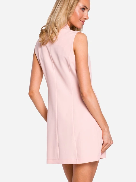 Sukienka marynarka damska Made Of Emotion M439 XL Jasnoróżowa (5903068441882) - obraz 2