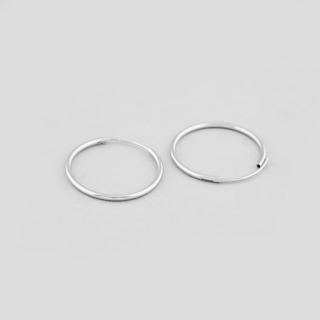 Срібні сережки Minimal 520780 - Фото 2 Срібні сережки Minimal 520780 - зображення 2