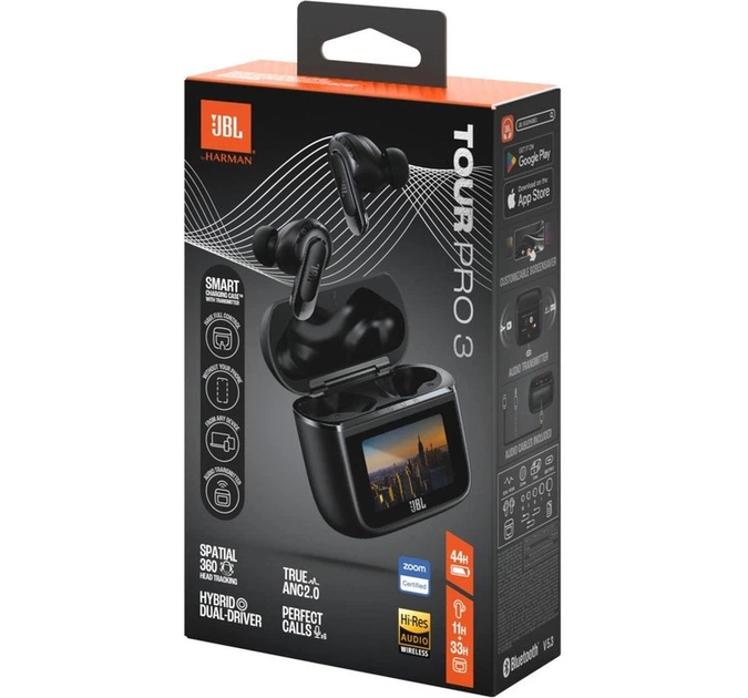 Наушники JBL Tour PRO 3 Black (JBLTOURPRO3BLK) купить в интернет