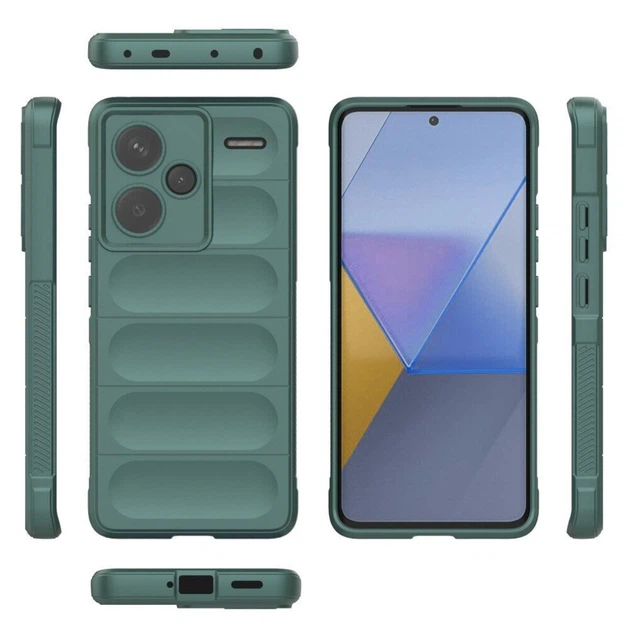 Захисний чохол-накладка Cosmic Magic Shield для Xiaomi Redmi Note 13 Pro Plus 5G Dark Green (MagicShXiNo13P+Green) - зображення 7