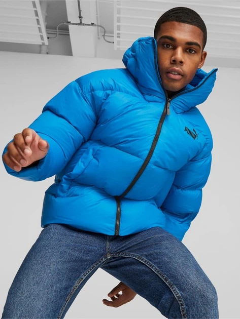 Пуховик зимний короткий мужской Puma Hooded Ultra Down Puffer