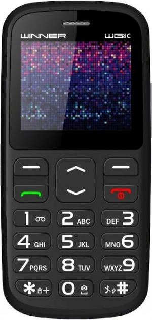 Telefon komórkowy Winner Group WG8 C Black (8591194076718) - obraz 1