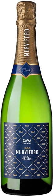 Вино игристое Murviedro Cava Brut Nature Organic белое брют 0.75 л 11.5 % (8410388014544) - Фото 1 Вино игристое Murviedro Cava Brut Nature Organic белое брют 0.75 л 11.5 % (8410388014544) - изображение 1