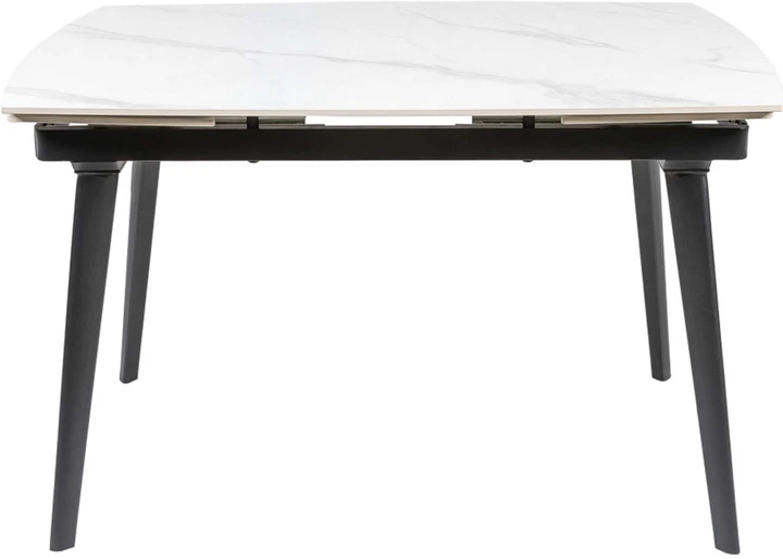 Обеденный стол HESTIA B5621-3 120(180)x80x75 см Яркий горный камень + черный песок, глянцевое покрытие (АР000106667) - Фото 2 Обеденный стол HESTIA B5621-3 120(180)x80x75 см Яркий горный камень + черный песок, глянцевое покрытие (АР000106667) - изображение 2