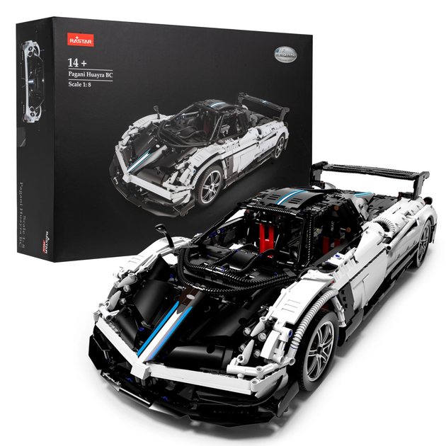 Машинка RASTAR автомобіль Pagani Huayra модель 1:8 деталей 2896 шт. білий 97910 - Фото 1 Машинка RASTAR автомобіль Pagani Huayra модель 1:8 деталей 2896 шт. білий 97910 - зображення 1