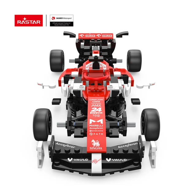 Конструктор RASTAR Alfa Romeo F1 C42 1:24 340 шт. красный 92300 - Фото 3 Конструктор RASTAR Alfa Romeo F1 C42 1:24 340 шт. красный 92300 - изображение 3