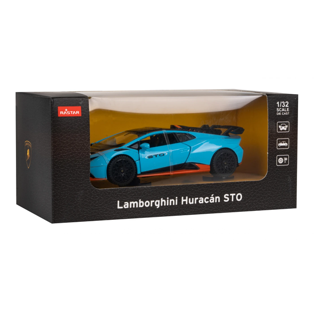 Машинка RASTAR Lamborghini Huracan STO 1:32 блакитний 64310 - зображення 6