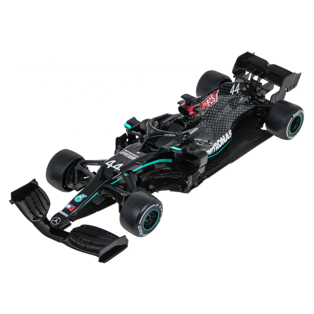 Машинка RASTAR Mercedes-AMG F1 W11 EQ Performance дистанційно керований 1:18 чорний 98500 - Фото 6 Машинка RASTAR Mercedes-AMG F1 W11 EQ Performance дистанційно керований 1:18 чорний 98500 - зображення 6