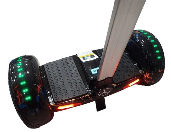 Гироскутер-сигвей с ручкой Smart Balance A8 Premium 10.5" Черный с молниями - Фото 3 Гироскутер-сигвей с ручкой Smart Balance A8 Premium 10.5" Черный с молниями - изображение 3
