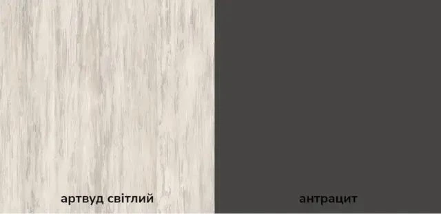 Кухня кухонний гарнітур Злата кухні готові модульні сучасні прямі 2 метри кухонні гарнітури модулі артвуд світлий антрацит - зображення 9