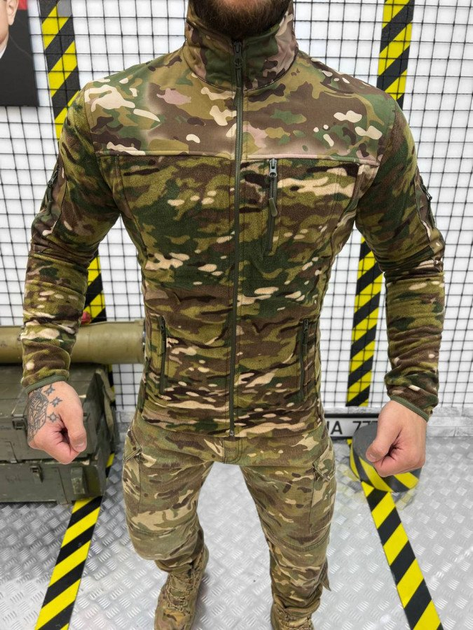 Тактическая кофта флисовая с креплением для шевронов Delta Tactical Fleece Multicam XXL - изображение 2