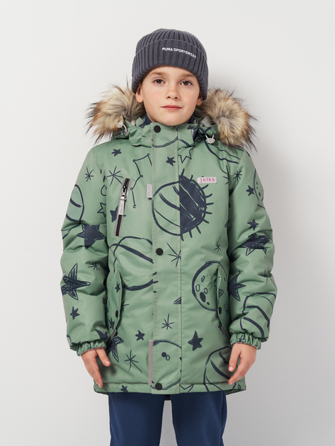 Дитяча зимова куртка-парка для хлопчика Joiks Winter '25 B-36 134 см Хакі від Rozetka на платформі USKIDKA Акція на Дитяча зимова куртка-парка для хлопчика Joiks Winter '25 B-36 134 см Хакі від Rozetka