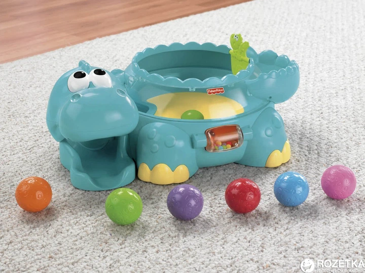 Музыкальный динозавр Fisher-Price Веселые шарики (W1392) - изображение 2