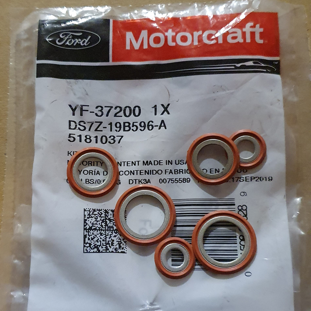 Набір ущільнень кондиціонера кільце Ford Lincoln MOTORCRAFT (YF37200, DS7Z19B596A, DS7Z19B588C, DS7Z19B588A) – фото, відгуки, характеристики в інтернет-магазині ROZETKA від продавця: Performance Automotive | Купити в Україні: Києві, Харкові, Дніпрі Набір ущільнень кондиціонера кільце Ford Lincoln MOTORCRAFT (YF37200, DS7Z19B596A, DS7Z19B588C, DS7Z19B588A) – фото, відгуки, характеристики в інтернет-магазині ROZETKA від продавця: Performance Automotive | Купити в Україні: Києві, Харкові, Дніпрі