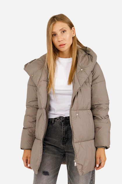Женская зимняя куртка XL цвет капучино XUEJIAYI ЦБ-00256304