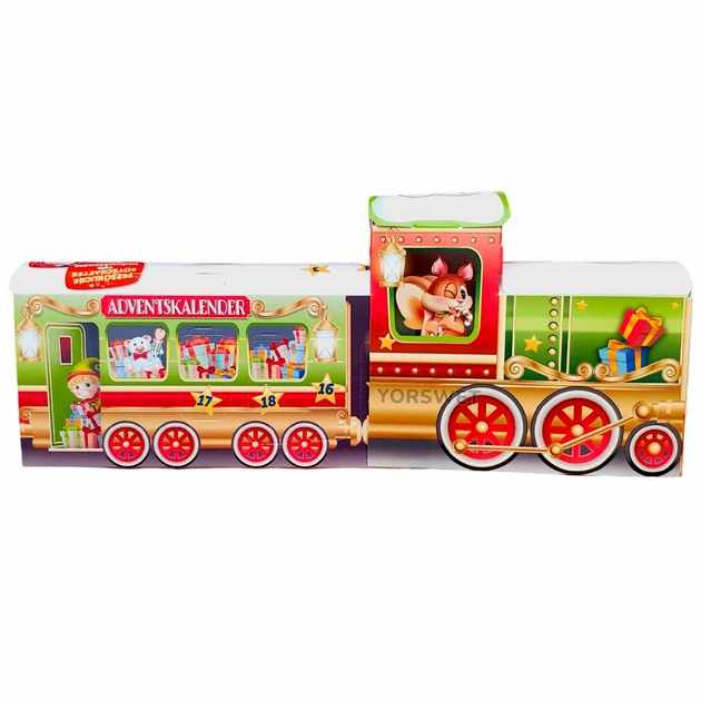 Адвент календар Потяг із солодощами Kinder Mix Train ADVENT 226 г (1366) - Фото 4 Адвент календар Потяг із солодощами Kinder Mix Train ADVENT 226 г (1366) - изображение 4