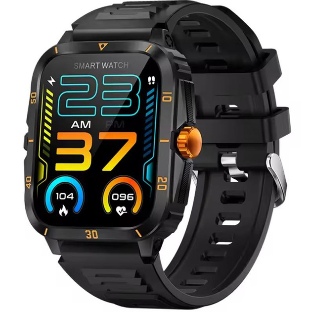 Чоловічий Смарт Годинник Hypeon KT71 Military /Вологозахист/Bluetooth ...