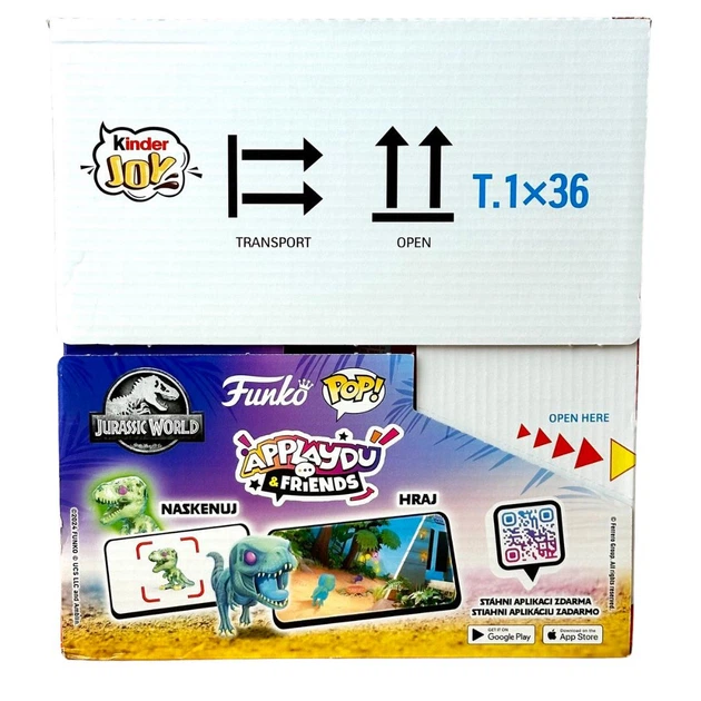 Світ Юрського періоду Kinder Joy - Funko Pop Jurassic World блок на 36 шт - зображення 2