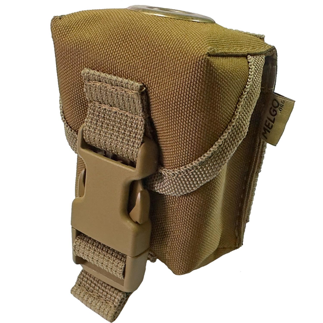 Підсумок гранатний Molle під Ф1, РГД, П67 Койот Cordura MELGO - зображення 1