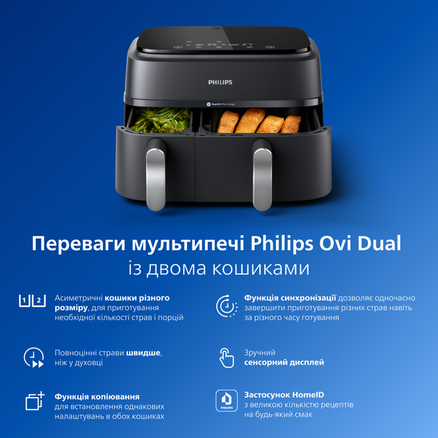 Мультипіч PHILIPS Ovi Dual NA351/00 - зображення 3