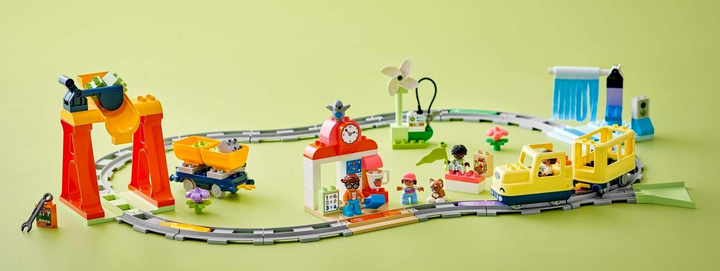 Zestaw klocków LEGO DUPLO Town Duży interaktywny pociąg miejski 103 elementy (10428) - obraz 10