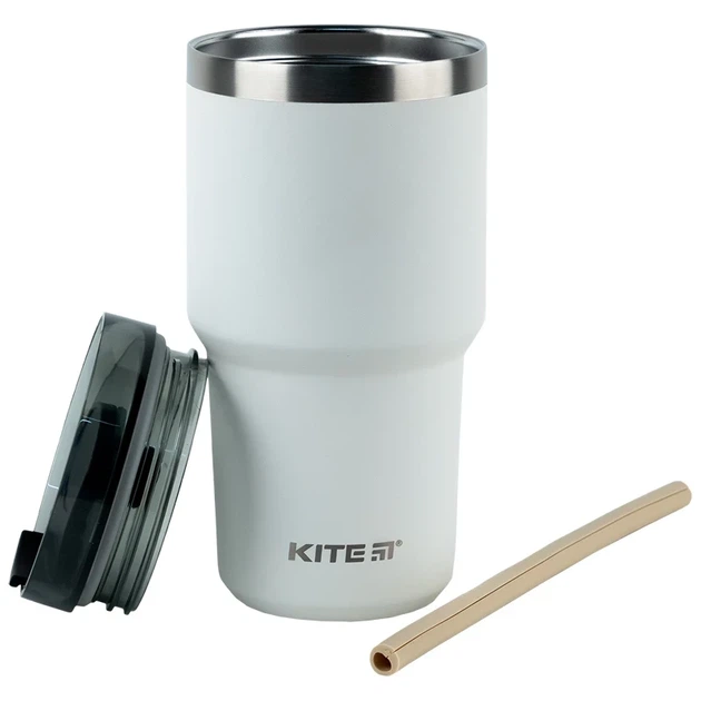 Термокружка Kite K24-1206-1, 600 мл, біла - изображение 5
