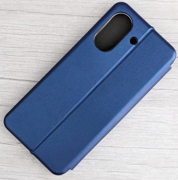 Чохол книжка для Xiaomi Redmi 13c та Poco C65 магніт book синій - Фото 5 Чохол книжка для Xiaomi Redmi 13c та Poco C65 магніт book синій - изображение 5
