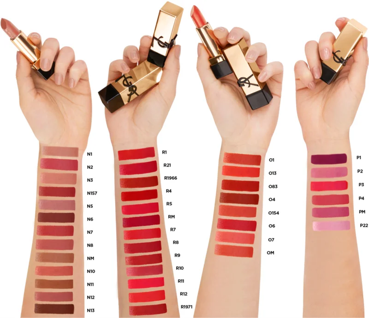 Yves Saint Laurent OR ROUGE セット Помада для губ Yves Saint Laurent Rouge Pur Couture Caring Satin