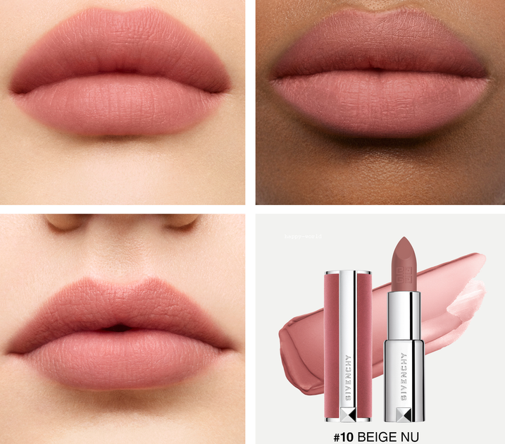 Помада для губ Givenchy Le Rouge Sheer Velvet 10 Beige Nu 3.5g - изображение 3