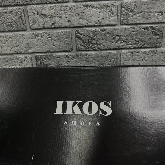 Класичні чоловічі шкіряні оксфорди IKOS чорні 41 - зображення 6