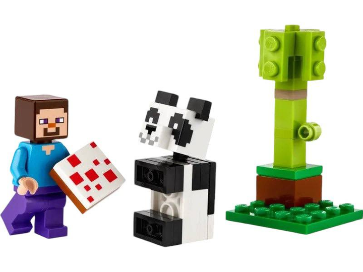 Zestaw klocków LEGO Minecraft Steve i mała panda 35 elementow (30672) - obraz 2