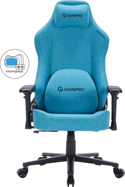 Игровое кресло GamePro FGC750LB Size L Fabric Light Blue - изображение 1