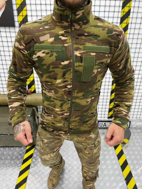 Тактическая флисовая кофта Fleece Polartec Jacket Multicam XL - изображение 2