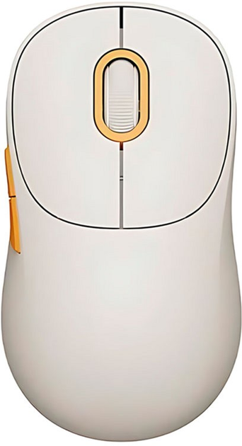 Мышь Xiaomi Mi Mouse 3 Wireless White/Orange (BHR8912GL) - изображение 2