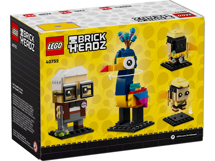 Конструктор LEGO BrickHeadz Карл Рассел і Кевін 308 деталей (40752) - зображення 9