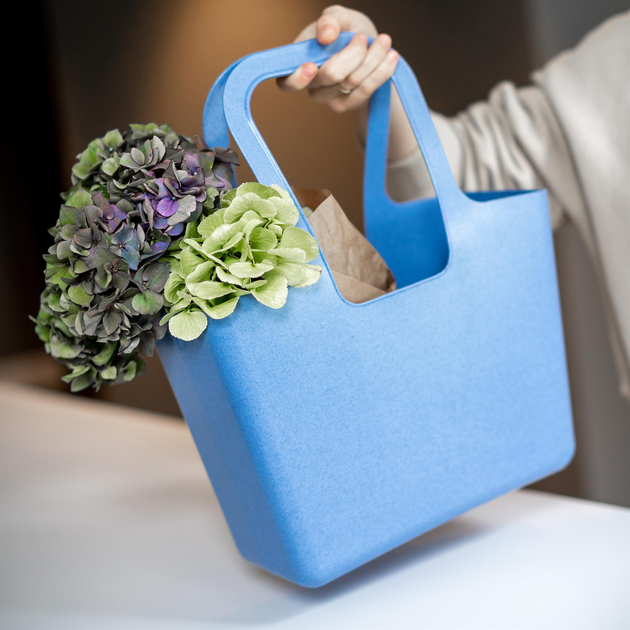 Wielofunkcyjna torba Koziol Tasche XL Nature flower blue (4002942595664) - obraz 4