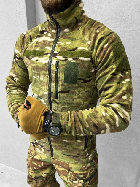 Тактична флісова кофта з кріпленням для шевронів Nord Fleece Polartec Multicam XL - зображення 1