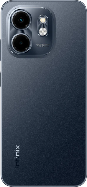 Смартфон Infinix Smart 9 X6532 4/128 GB Metallic Black Чорний - изображение 3