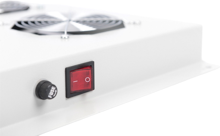 Стельовий блок охолодження для серверних шаф Digitus Unique 4 x Fans Grey (DN-19 FAN-4-SRV) - зображення 3