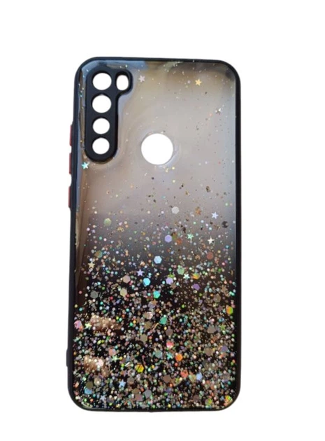Чехол Stardust с цветными бортиками для Xiaomi Redmi Note 8 Черный - Фото 1 Чехол Stardust с цветными бортиками для Xiaomi Redmi Note 8 Черный - изображение 1