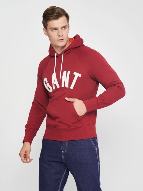 Худі GANT Grafik 2047048 Magnoli Red S - изображение 2