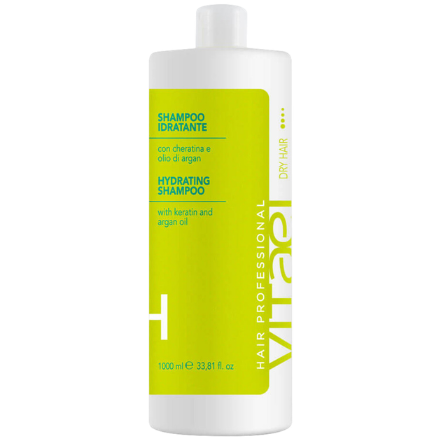 Шампунь зволожуючий VITAEL DRY HAIR HYDRATING SHAMPOO 1000 мл - Фото 1 Шампунь зволожуючий VITAEL DRY HAIR HYDRATING SHAMPOO 1000 мл - зображення 1