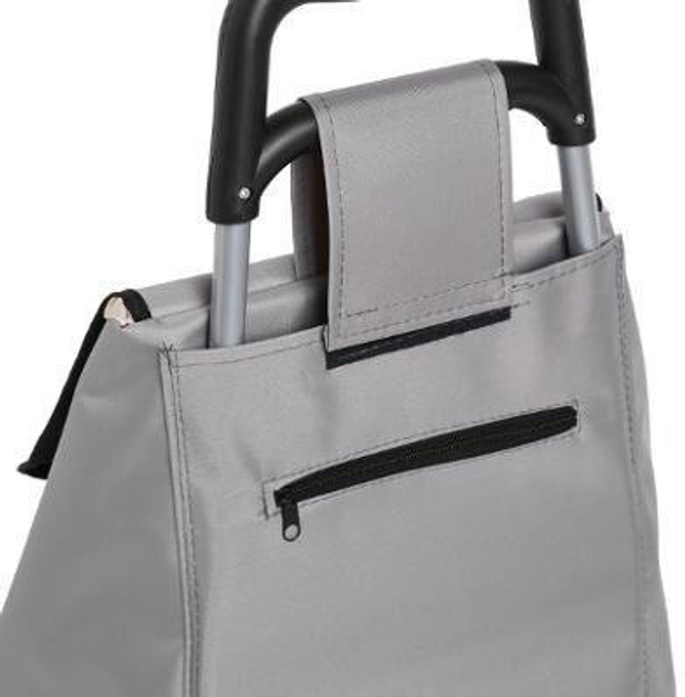 Torba na kółkach 5five Simply Smart Aquarelle 30 L Szara (3560238558263) - obraz 5
