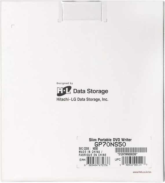 Zewnętrzny napęd optyczny Hitachi-LG 8x Portable DVD Rewriter with M-DISC (GP70NS50.AHLE10B) - obraz 6
