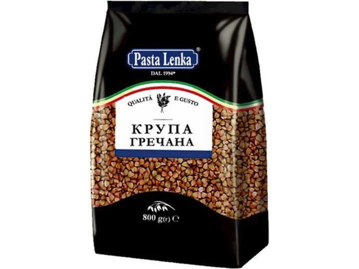 Крупа гречана PASTA LENKA 800г (пачка) - Фото 1 Крупа гречана PASTA LENKA 800г (пачка) - изображение 1