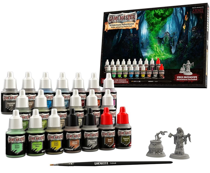 Набір фарб з фігуркою для малювання The Army Painter Gamemaster - Wilderness Adventures Paint (5713799101029) - зображення 1