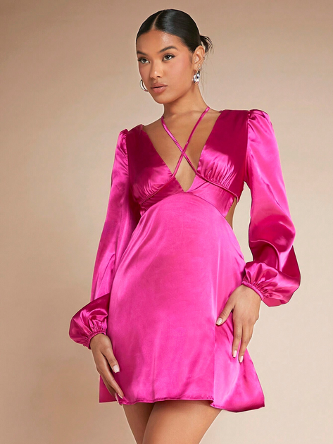 Плаття вечірнє коротке літнє жіноче SHEIN GD-00082048 XS Рожеве від Rozetka на платформі USKIDKA Акція на Плаття вечірнє коротке літнє жіноче SHEIN GD-00082048 XS Рожеве від Rozetka