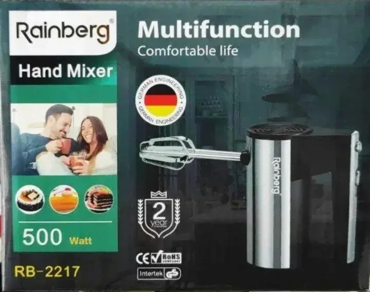 Миксер ручной Rainberg RB-2217 5 скоростей 500W - изображение 4